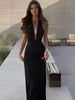 Vestido Largo Halter Elegante
