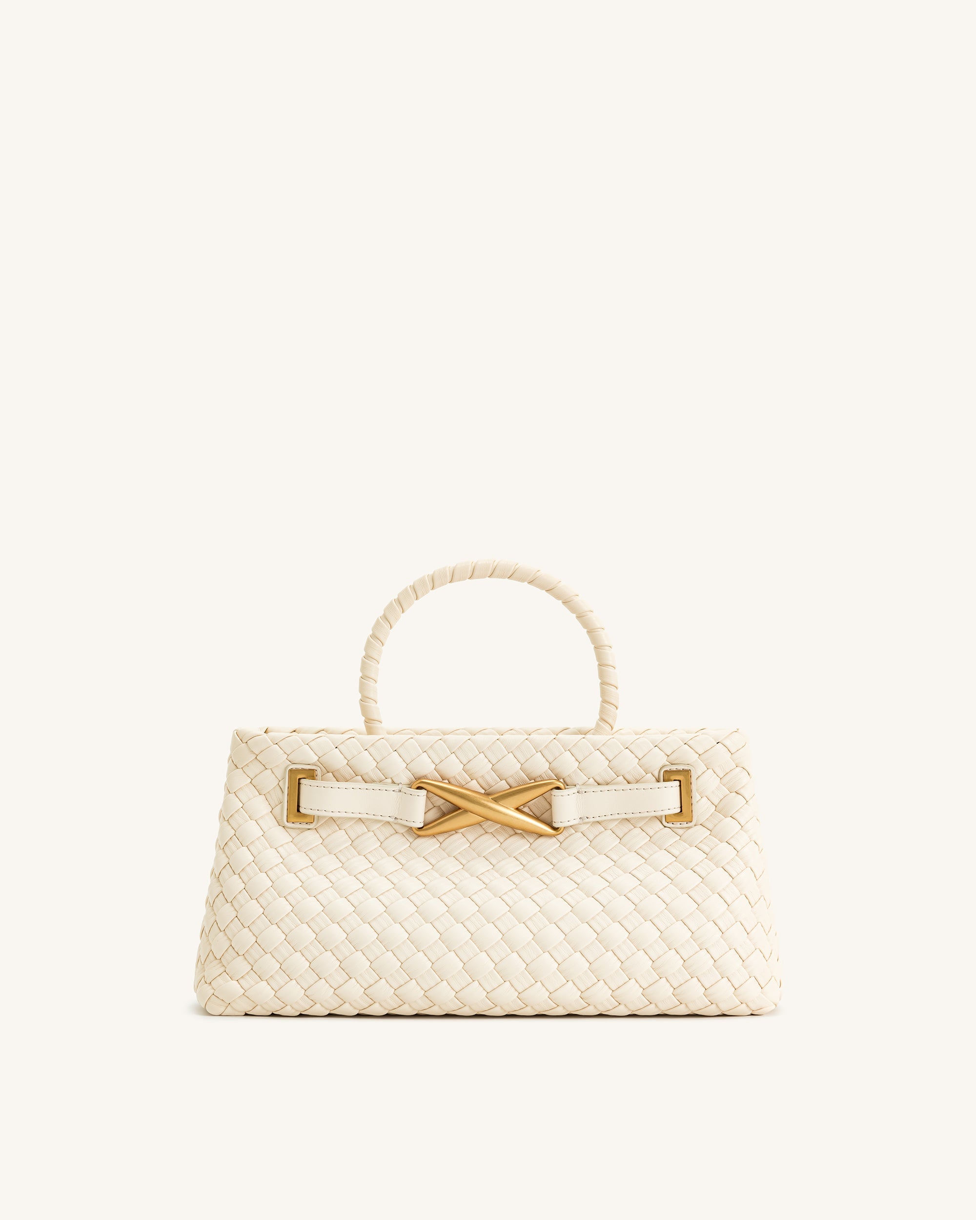 Elora | Bolso Tote Tejido Blanco