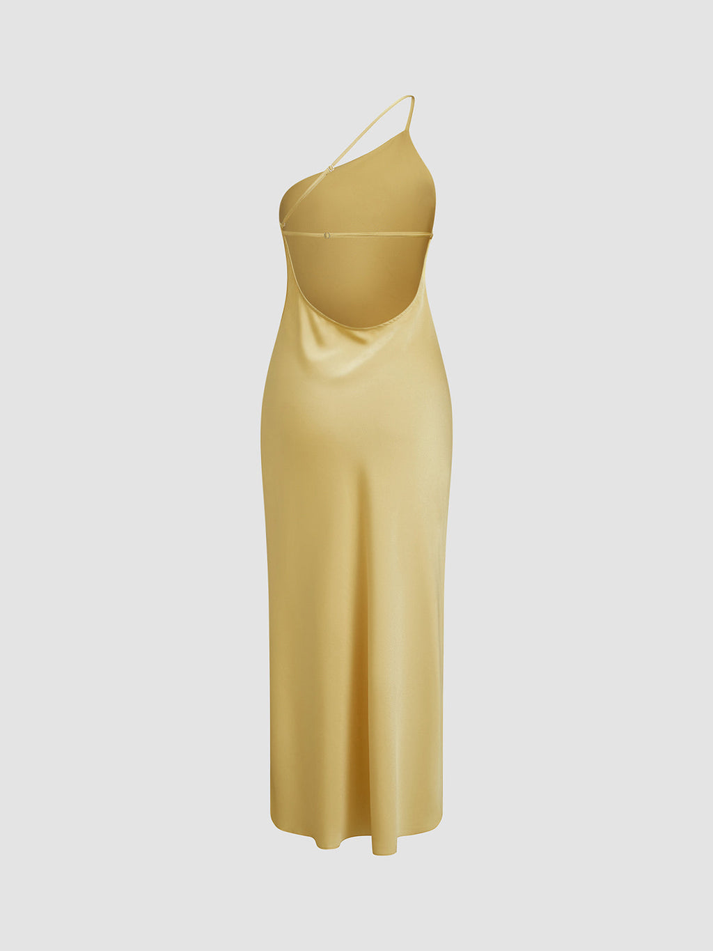 Moonlight | Vestido Largo Satinado con Abertura