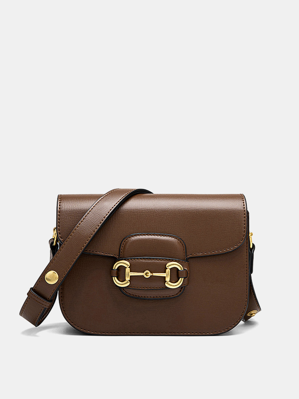 Horsebit Crossbody Saddle Bag