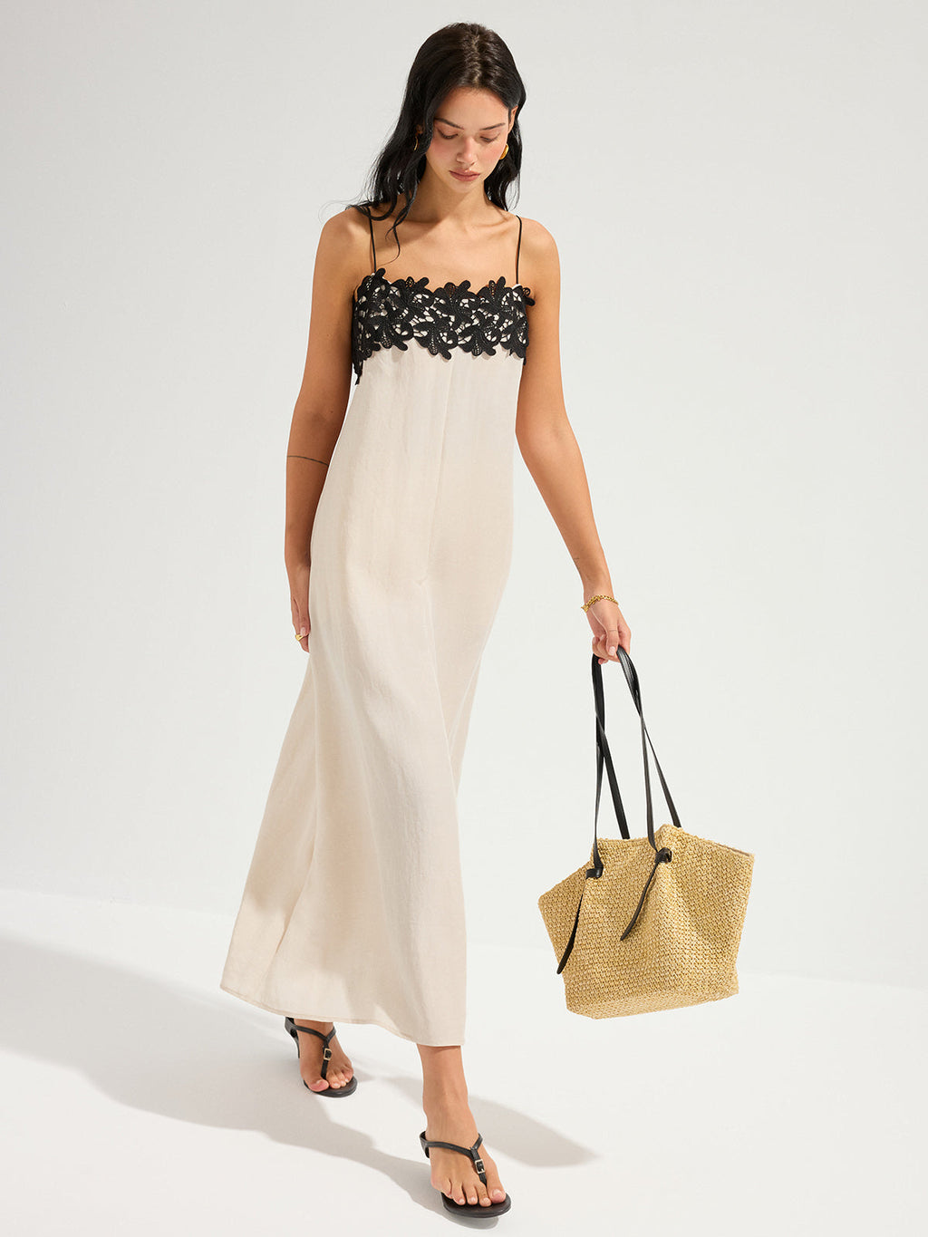 Large Straw Woven Tote Bag