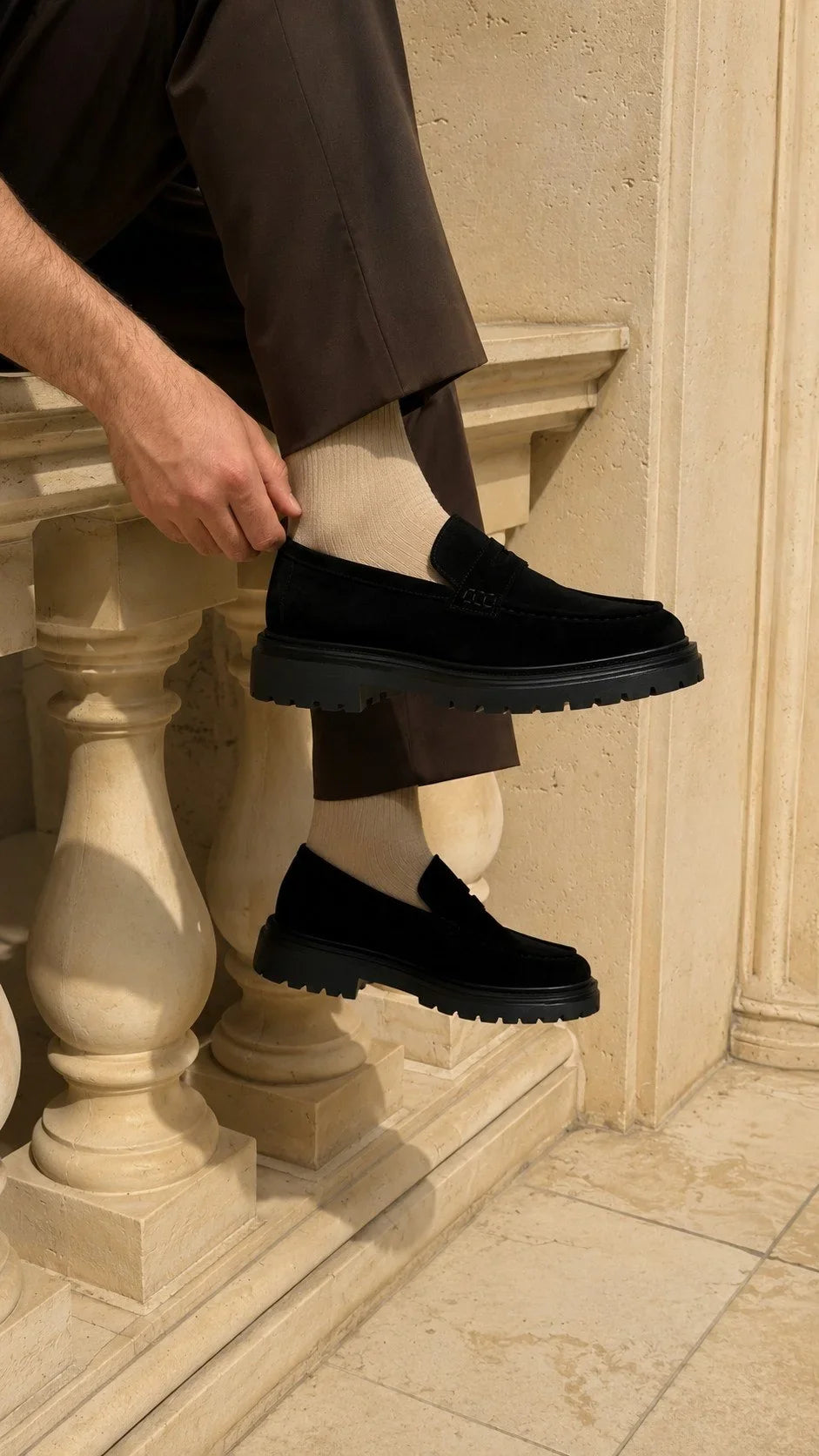 Mocasines Penny de Ante Negro