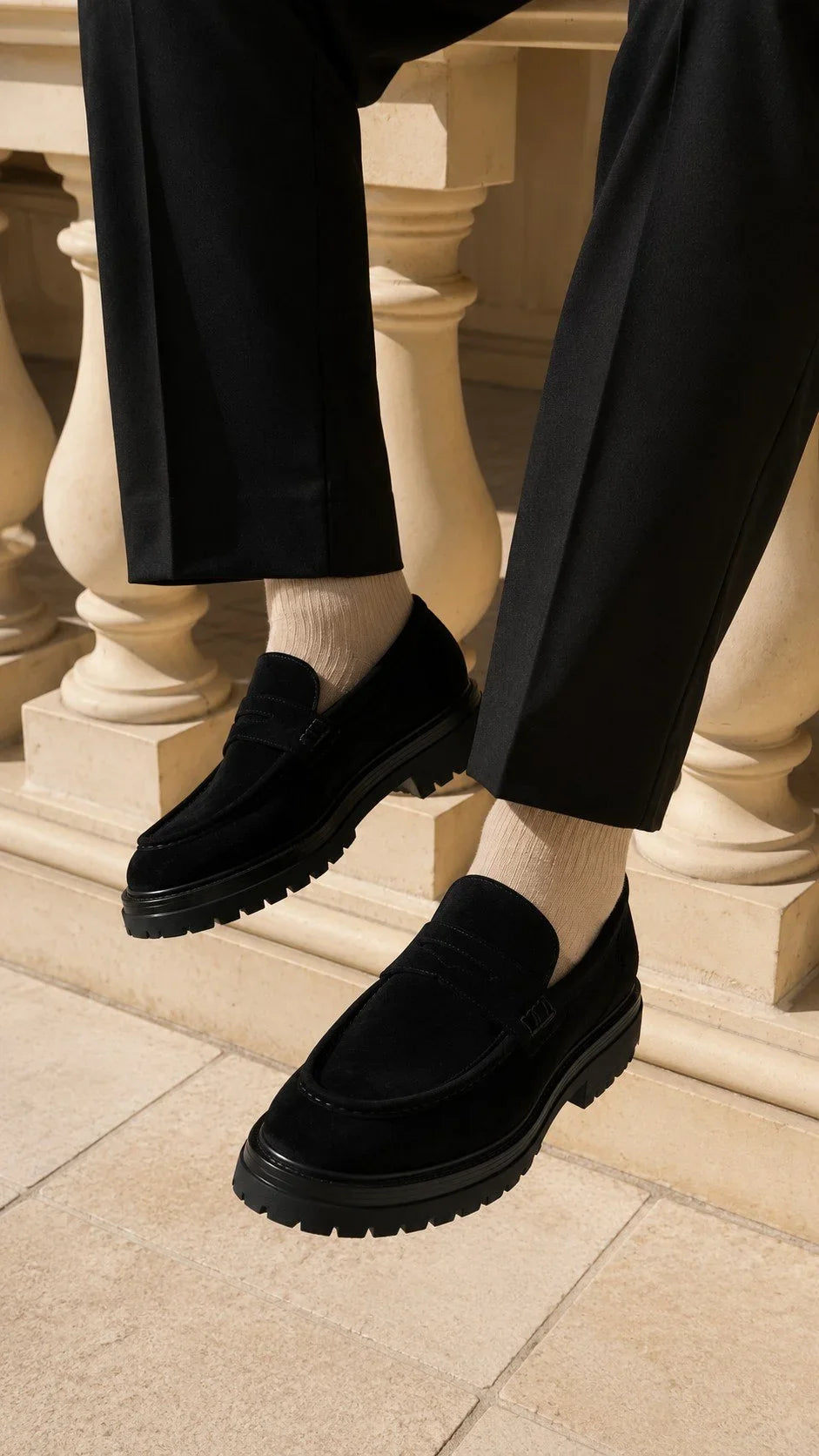 Mocasines Penny de Ante Negro