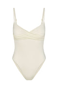 Bañador Bordeaux Ivory – Diseño Elegante en Color Marfil