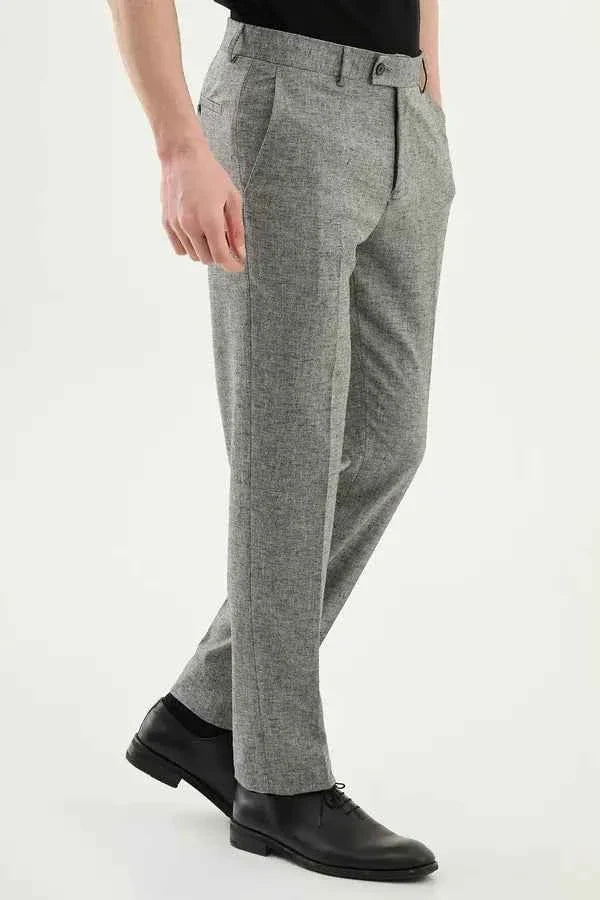 Laredo Black Crosshatch Dress Pants