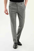 Laredo Black Crosshatch Dress Pants