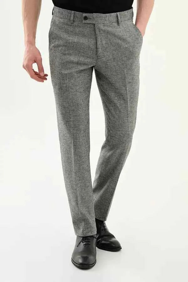 Laredo Black Crosshatch Dress Pants