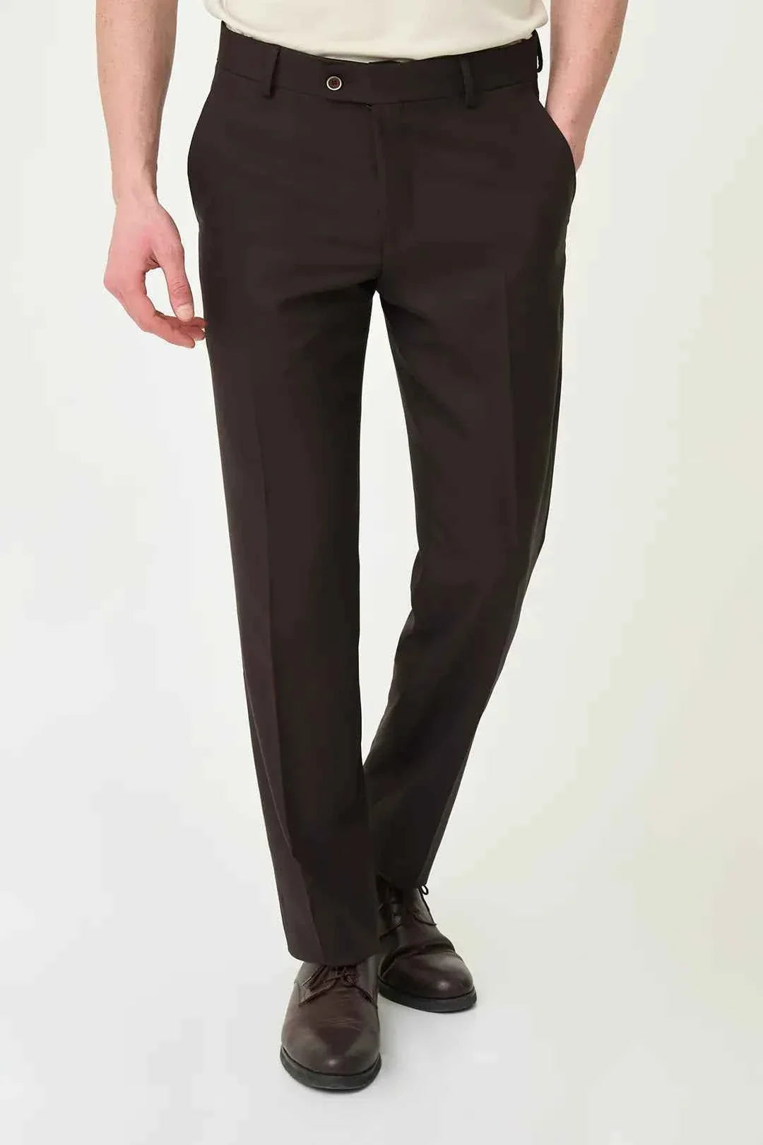 Laredo Dark Brown Dress Pants
