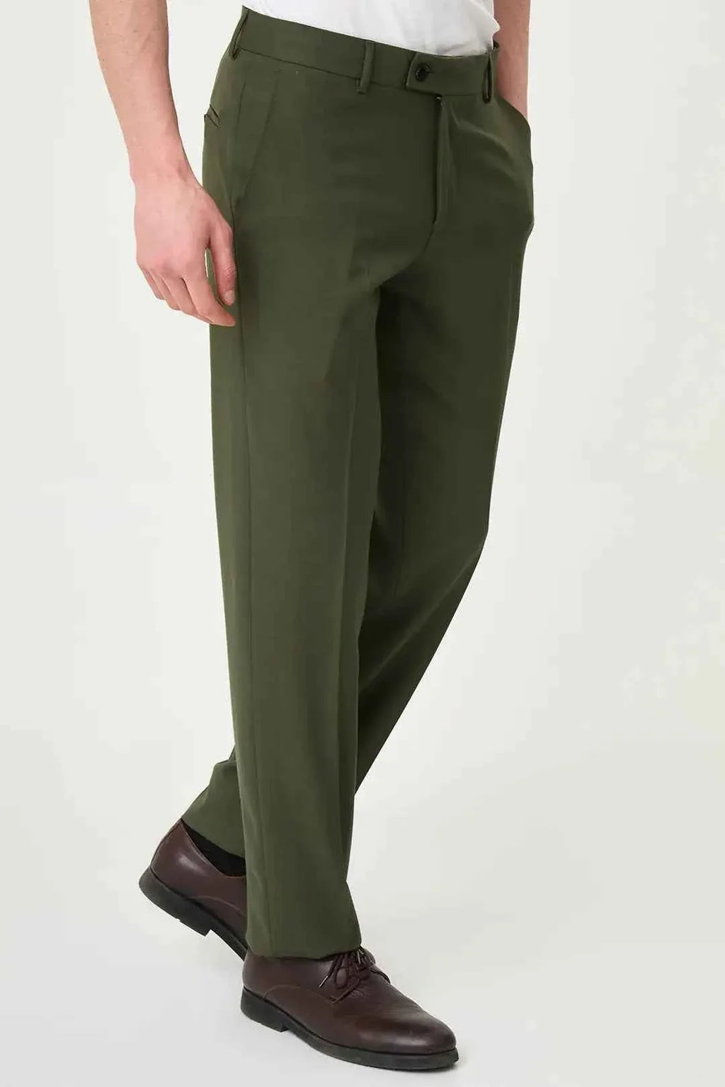 Laredo Dark Green Dress Pants