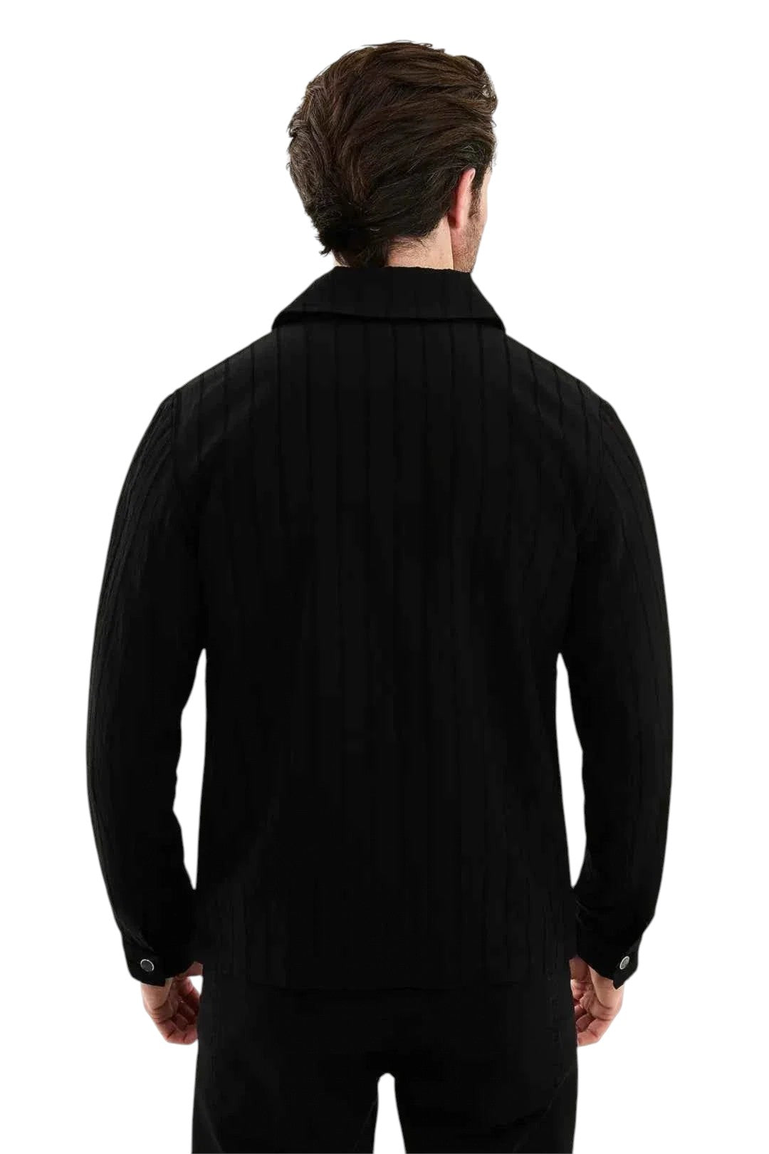 Chaqueta Overshirt de Rayas