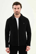 Chaqueta Overshirt Laredo a Rayas Negra