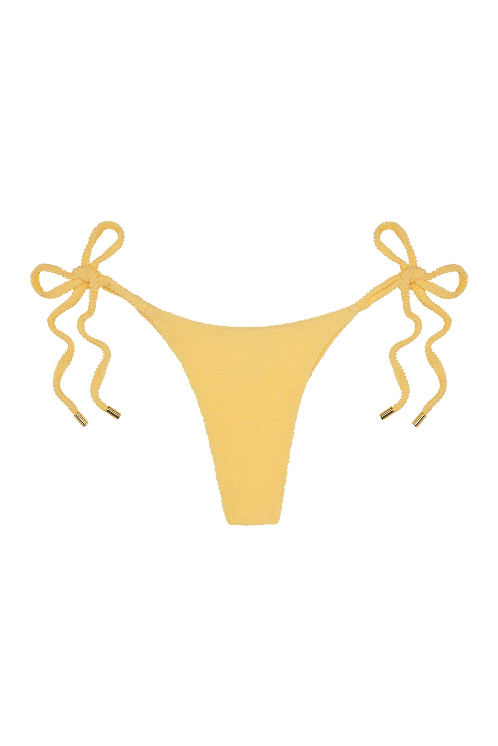 Braga de Bikini Palma Honey – Textura Crinkle Color Miel