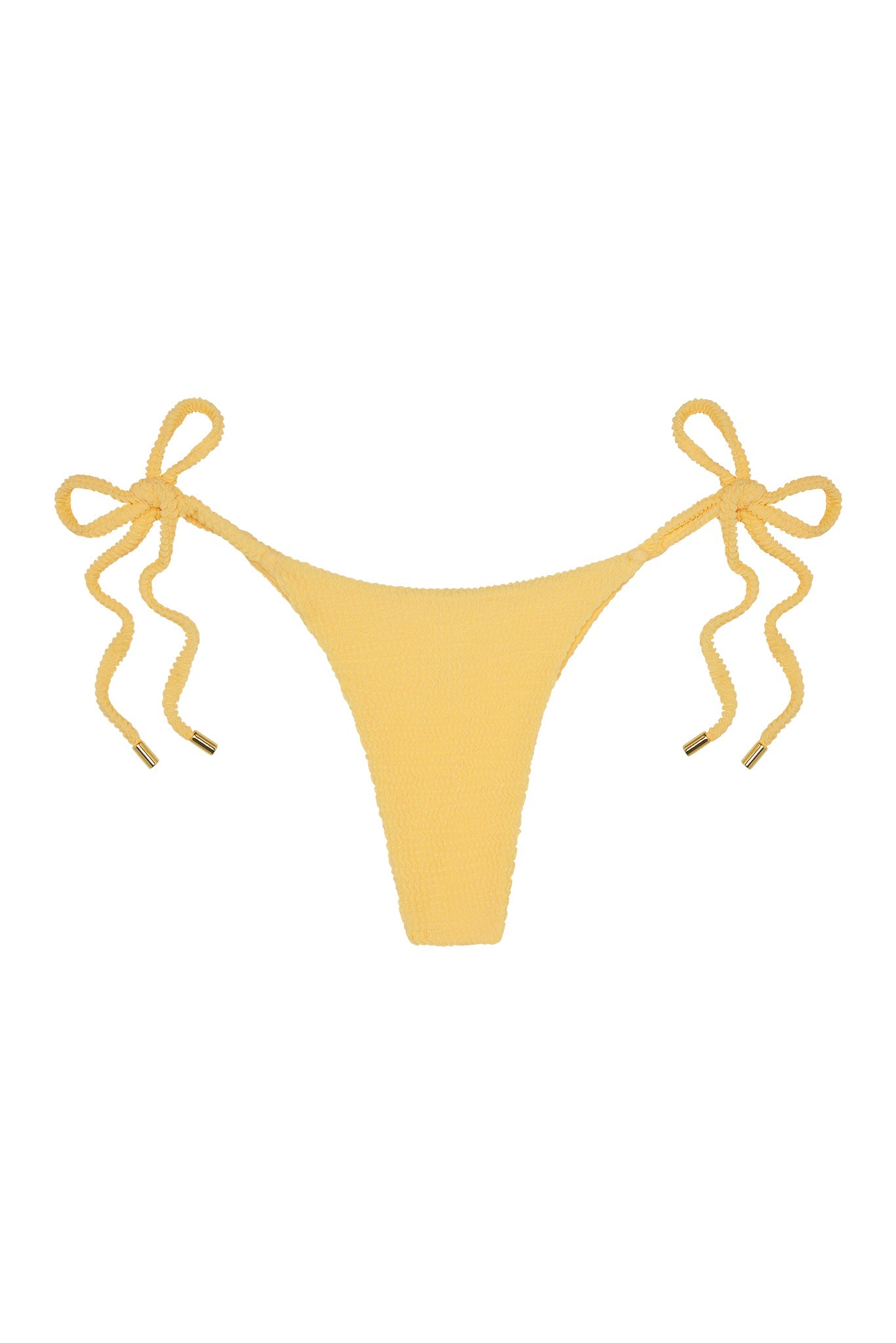 Braga de Bikini Palma Honey – Textura Crinkle Color Miel