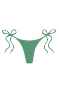 Braga de Bikini Palma Pond – Textura Crinkle Verde
