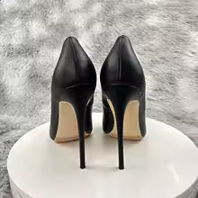 Zapatos Elegance Negro Mate Mujer