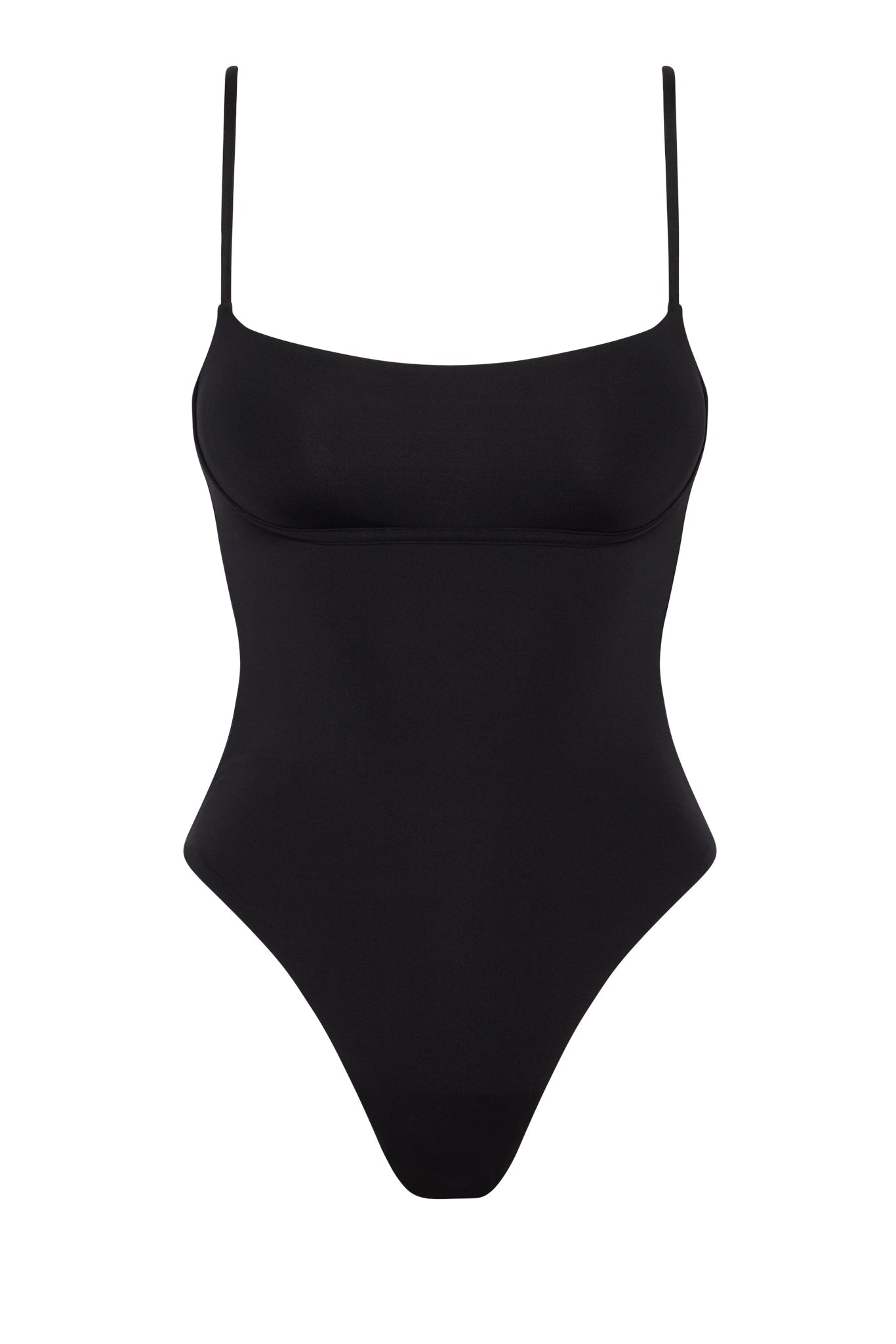 Bañador Sausalito Largo Negro – Diseño Elegante para Mujer