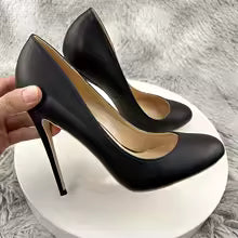 Zapatos Elegance Negro Mate Mujer