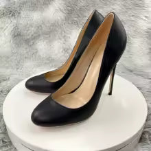 Zapatos Elegance Negro Mate Mujer