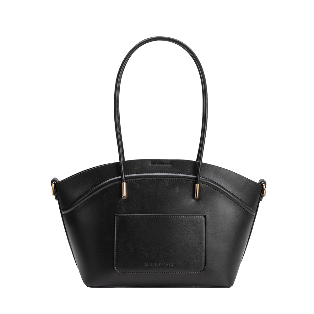 Hazel | Bolso Tote Negro de Cuero Vegano Reciclado