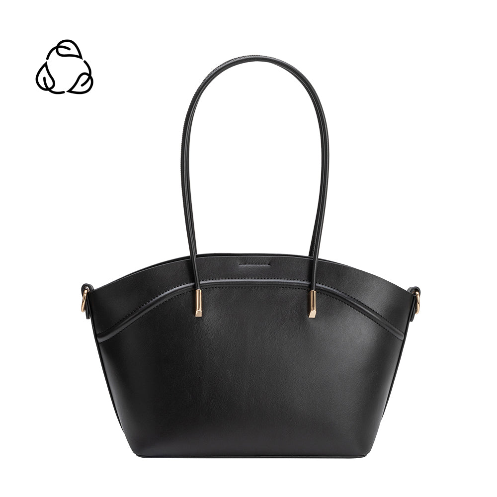 Hazel | Bolso Tote Negro de Cuero Vegano Reciclado