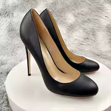Zapatos Elegance Negro Mate Mujer
