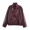Chaqueta Oversize Premium de Polipiel para mujer