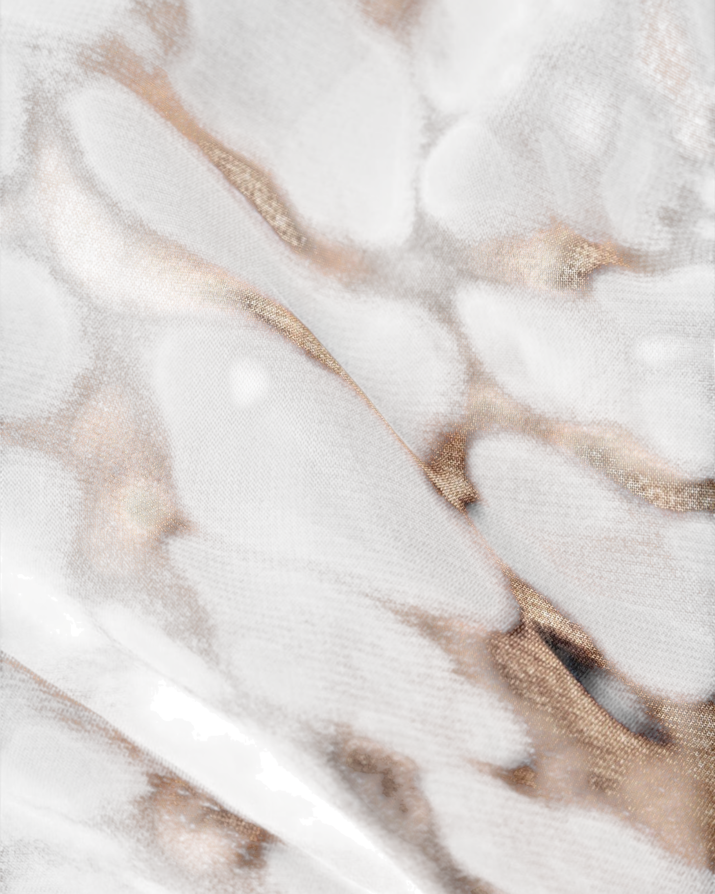 zevrion maxi dress fabric with elegant white and metallic gold leopard print pattern