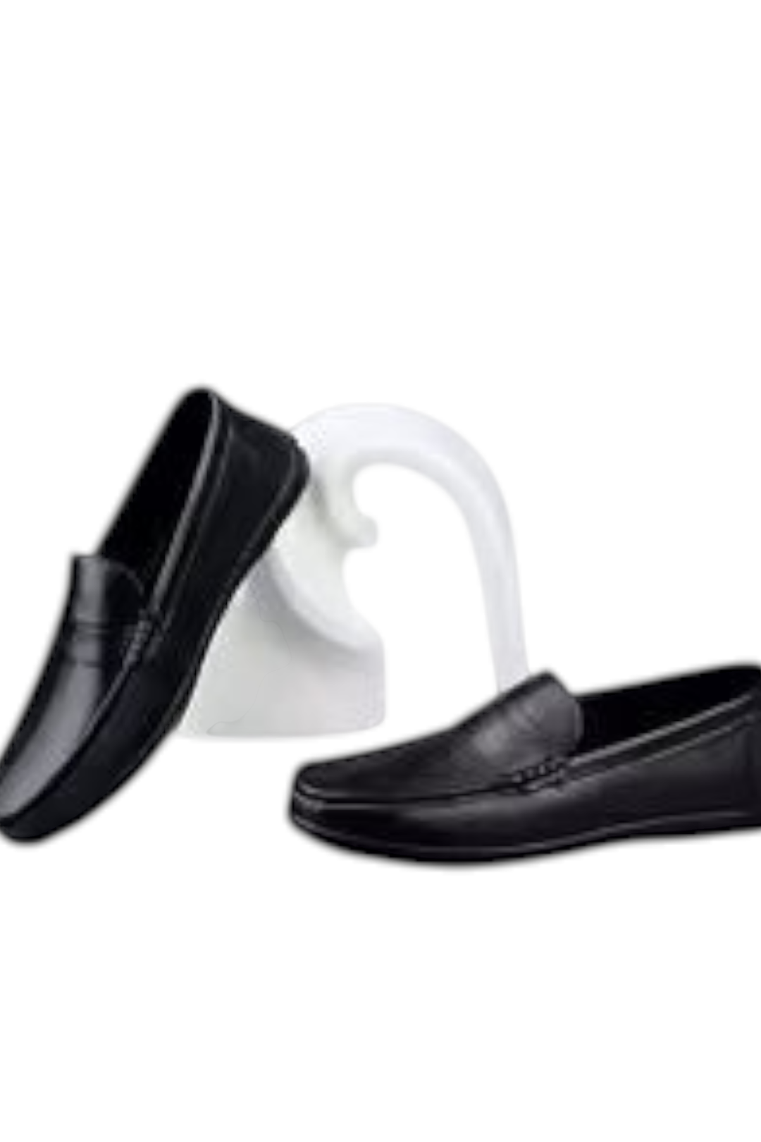 zevrion premium black leather loafers for men featuring a classic slip-on design for formal and casual wear